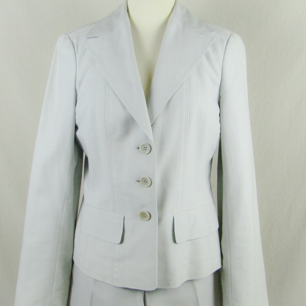 ANN TAYLOR LIGHT BLUE SPRING PANTSUIT